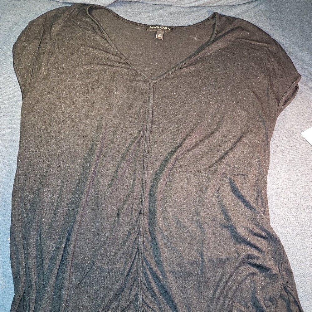 Banana Republic Black Shirt with Sparkles